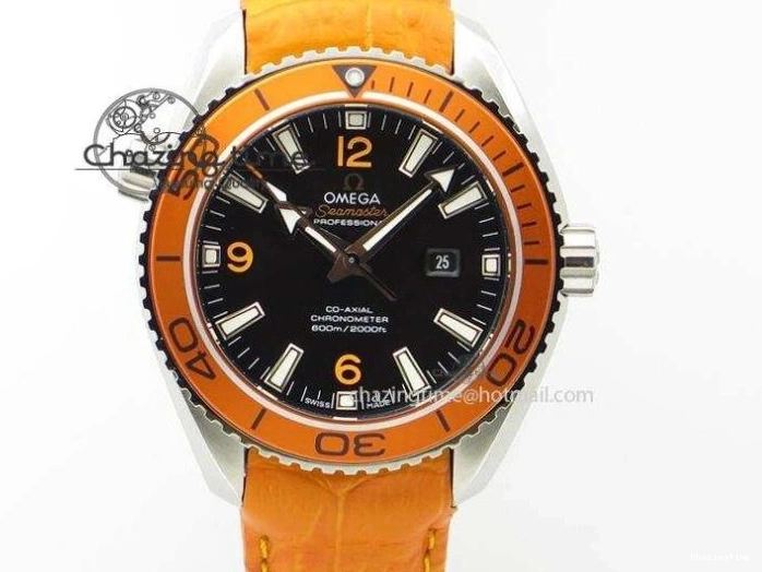 0408 Seamaster 6000M Ultra Deep SS VRF 1:1 Best Edition Gray Dial Orange Bezel on SS Bracelet A8912 Super Clone NewStyle 7687